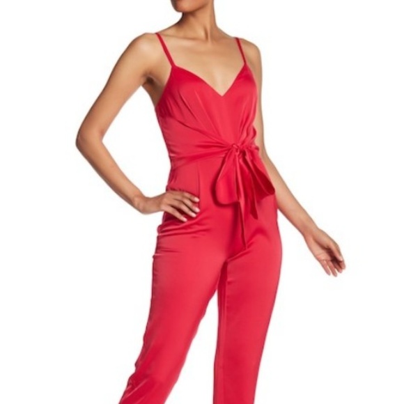 RACHEL Rachel Roy Pants - RACHEL Rachel Roy Glare Tie-Front Jumpsuit